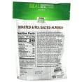 thumbnail image 2 of NOW Foods Roasted & Sea Salted Almonds 16 oz Pkg, 2 of 2