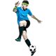 thumbnail image 3 of Juego de 3 bandas para el sudor, incluye banda para la cabeza deportiva y muñequeras Banda para el sudor a rayas para hombres y mujeres atléticos, verde y amarillo Ormromra CZYD-ST59-2, 3 of 7