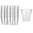 thumbnail image 2 of 100 Disposable Shot Glasses 1 Oz Clear Hard Plastic Party Mini Cups Catering Bar, 2 of 5