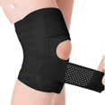 thumbnail image 1 of Cinturón protector de rodilla ajustable para recuperación de lesiones, rodillera de compresión, rodillera, rodillera Lucky B, 1 of 5