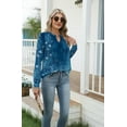 thumbnail image 2 of Weardear Womens Long Sleeve Tunic Tops Fall Dressy Casual Trendy Blouses Pleated Shirt, 2 of 6