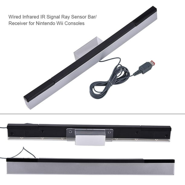 Accessoires de jeu Wii, récepteur filaire, barre de capteur, rayon de  Signal IR, prise USB de remplacement pour télécommande Nitendo