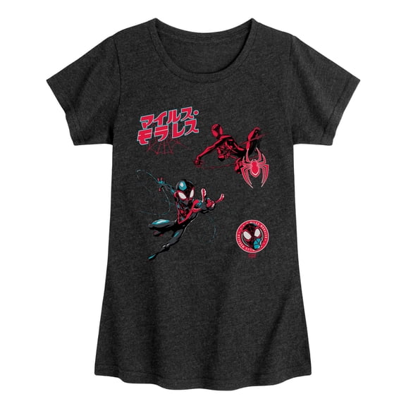 Spider-Man - Miles Morales Fitted Short Sleeve Graphic T-Shirt