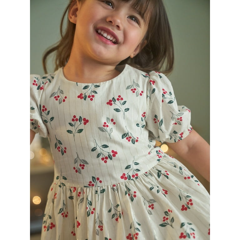 Carter s Child of Mine Toddler Girl Holiday Dress One Piece Sizes 2t 5t Girl s Size 3T Beige