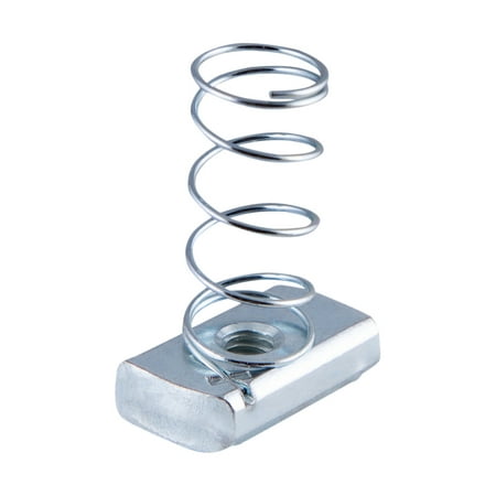 

Highcraft 5/16 x 1-3/8 Threaded Strut Channel Nuts w/ Short Spring Steel