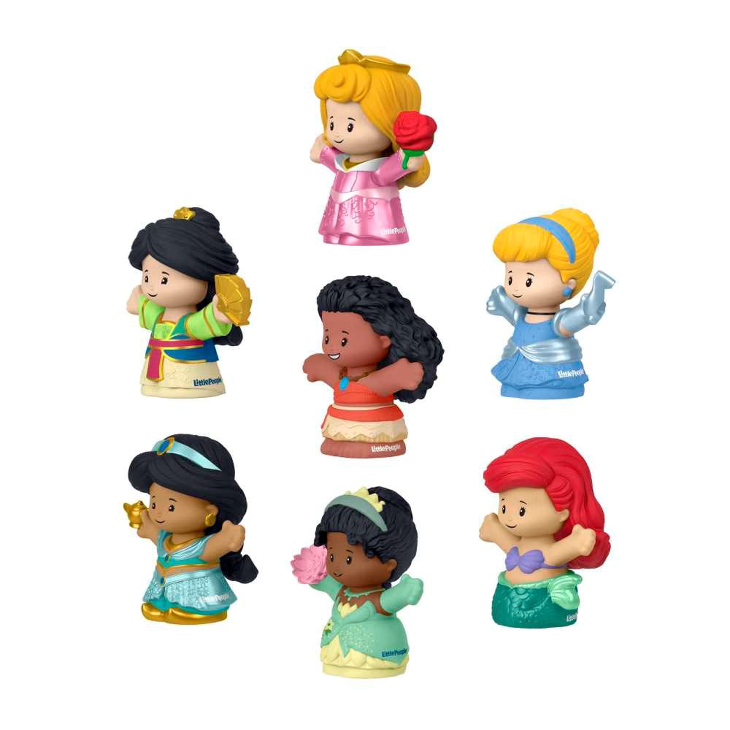 Little People Disney Princess Figures 7pk Toy New with Box