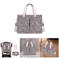 thumbnail image 2 of Mom Bag with Hanging Hooks for Mother & Baby Going Out, Single Shoulder Bag Strollers Hanging Bag Diaper Case Pouch, 2 of 4