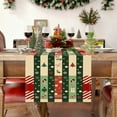 thumbnail image 5 of Wooowa 13x72Inch Christmas Table Runner, Festive Decorative Tablecloth, Holiday Tabletop Accents for Living Room and Dining Room, 5 of 7