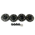thumbnail image 1 of Montaje hexagonal de rueda Vogacara para coche RC 1/24 FMS FCX24 Negro, 1 of 6