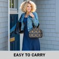 thumbnail image 6 of Pioneer Flower Floral Print Pattern Drawstring Lunch Bag Women - Drawstring Lunch Bag Insulated for Work Office - Stain-Resistant Large Lunchbags for Women with Multi-Pockets, 6 of 6