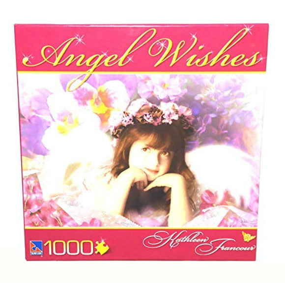 Angel Wishes Puzzle by Kathleen Francour : Vintage Violet