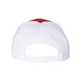 thumbnail image 3 of Richardson Unisex 312 Twill-Back Trucker Adjustable Backstrap Baseball Cap, Split Red/White, One Size Fits Most, 3 of 5