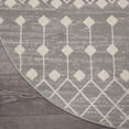 thumbnail image 4 of Nourison Grafix Moroccan Grey 8' x ROUND Area Rug, (8 Round), 4 of 8