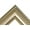 77 Silver, variant on Classique 55 Gold Leaf Solid Wood Art Frame 2" Width and 1/4" Rabbet for Canvas, Traditional Artwork, and Portraits - [8" x 10"]
