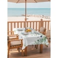 thumbnail image 2 of Outdoor Tablecloth with Umbrella Hole for Patio/Picnic/Party/Camping, Sage Green Eucalyptus Waterproof Table Cloth Rectangle Table Cover Washable, Weeping Botanical Farmhouse Leaves (60"x 120"), 2 of 8