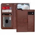 thumbnail image 1 of [PST] Google Pixel 10 / Pixel 10 Pro Wallet Case, Leather Magnetic Card Slot Wallet Folio Flip Case Cover, 1 of 5