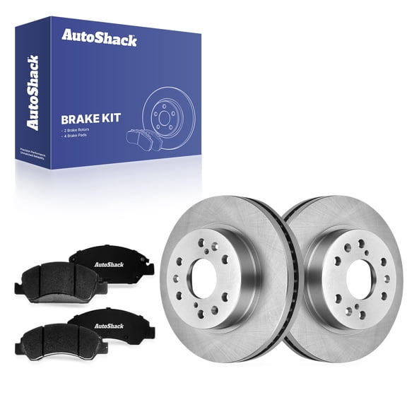 AutoShack Front Vented Brake Rotors   Ceramic Pads 6-PC Brake Kit Replacement for 2005-2018 Chevrolet Silverado 1500 2005-2018 GMC Sierra 1500 2007-2020 Chevrolet Tahoe 12.99" (329.9 mm)