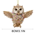 thumbnail image 3 of Christmas Animals Ornaments,Car Hanging Ornament,Car Christmas Decorations Interior,Ornament Christmas Decoration for Tree,Gifts for Christmas Tree, 3 of 6