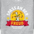 thumbnail image 3 of Peanuts - Snoopy Spass An Der Freud - Men's Crew Neck Fleece Pullover, 3 of 6