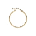 thumbnail image 2 of Arete Arracada Diamantada De Oro 10k Imperial Jewlery Estilo Domino 20mm, 2 of 9