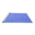 thumbnail image 2 of Ahgly Company Machine Washable Indoor Rectangle Abstract Blue Contemporary Area Rugs, 2' x 3', 2 of 4