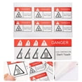 thumbnail image 4 of FRCOLOR 10pcs High Temperature Don't Touch Signs Warning Stickers Self-adhesive Stickers, 4 of 4