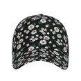 thumbnail image 2 of Balery Baseball Cap Adjustable Size for Running Workouts and Outdoor Activities All Seasons Dad Hat(Daisies Flowers), 2 of 9