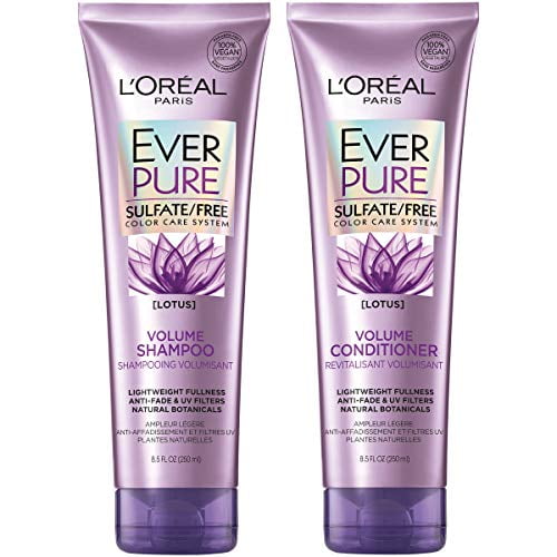 L'Oréal Paris Hair Care EverPure Volume Sulfate Free Shampoo & Conditioner Kit for ColorTreated