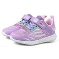 thumbnail image 4 of Kids Sneakers Girls Breathable Light Mesh Sport Shoes Running Shoes for Boys Black Purple Pink Little Kid/Big Kid, 4 of 10