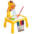 thumbnail image 2 of Proyector LED con pilas Tablero de dibujo para escribir Niños Proyección educativa temprana Escritorio de pintura Plástico Garabatos Juguete Escuela Animal amarillo seitruly FN000752-01B, 2 of 7