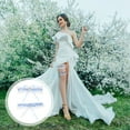 thumbnail image 3 of EeaseMX 1 juego de ligas de novia con lazo de encaje, ligas de muslo elegantes para boda, 3 of 8