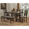 thumbnail image 2 of Alpine Furniture Emery Side Chair, Walnut (Set of 1), 2 of 3