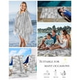 thumbnail image 5 of Grey Abstract Beach Towels Oversized Super Absorbent, Modern Oil Painted Art Contemporary Lightweight Bath Towel Quick Dry Sets For Bathroom/Pool/Rv Camping/Beach Play/Gym Room/Picnic 35"x70", 5 of 8
