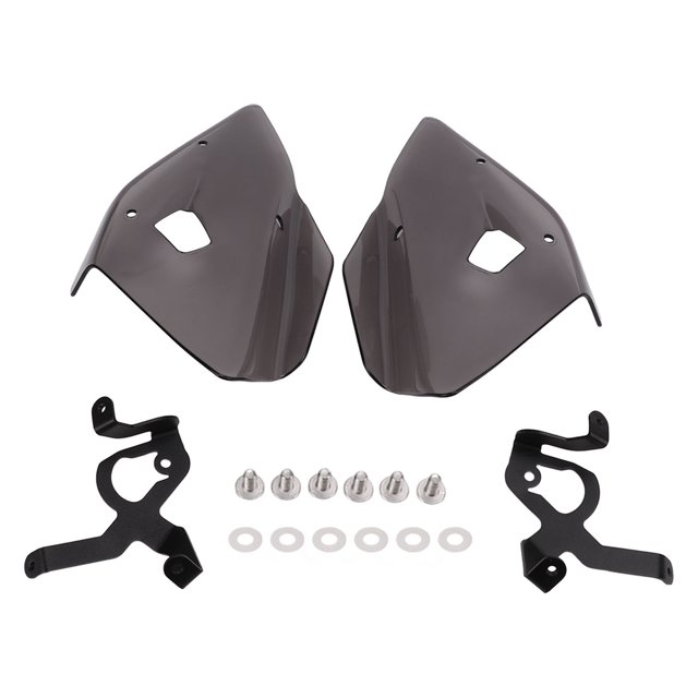 Abastado Cubierta protectora del deflector de viento de la luz de señal de giro lateral de la motocicleta con soporte de repuesto para R1200GS LC 2013?2019Smoky