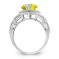 thumbnail image 3 of Sterling Silver Marquise Lemon Quartz & Diamond Ring Wt- 0.15ct. Gem Wt- 5.56ct, 3 of 8