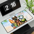 thumbnail image 3 of German Shepherd Hello Summer with Sunglasses and Surfboard Tropical Vibes Desk Mat Full Keyboard Mouse Pad Alsatian Dog Lover Gifts Large Mousepad - 00007, 3 of 5