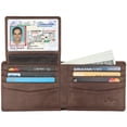 thumbnail image 4 of Billetera HIMI de piel auténtica con bloqueo RFID para hombre, 4 of 7