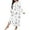 White, variant on Kelon Women Nightgowns & Sleepshirts Clearance Women Polyester Spandex Dresses Plus Size Casual Sleep Dress Women's Plus Heart Print Long Sleeve Round Neck Medium Stretch Loose Nightdress