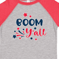 thumbnail image 4 of Inktastic 4th of July Boom Y'all with Red White and Blue Stars Boys or Girls Toddler T-Shirt, 4 of 5
