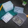 thumbnail image 4 of OUNONA 6Pcs Clear Plastic Card Deck Storage Boxes Portable Organizer Cases for Jewelry Small Parts, 4 of 8