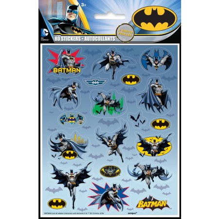 - (6 Pack) Batman Sticker Sheets, 4ct