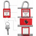 5 Lockout Tagout Lock Set, Alike Padlocks with Numbers for Lock Out Tag ...