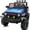 Blue, variant on Hikiddo 4WD Kids Ride on Truck Car, 12V 7Ah Ride on Toy Electric Cars for Kids w/ Remote, Bluetooth, 4x75W Motors - Army Green