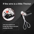 50PCS 2 Pin Double-Wire Plug-in Connector with Locking Buckle Universal ...