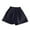 Black, variant on WRKEKC Casual Shorts for Girls, Girls Summer Shorts, Girls' Summer Fashion Solid Color Shorts Loose Shorts Elastic Waist Wide Leg Shorts