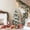 4.5FT, variant on 4.5FT Snow Flocked Pencil Spruce Artificial Christmas Tree with Pinecones,Pre-Lit Holiday Christmas Pine Tree with with 352 Branch Tips, 150 LED Lights, for Home, Office and Party Decor