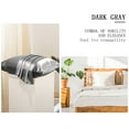 thumbnail image 2 of 3 Pack 100% Mulberry Silk Pillowcases for Hair and Skin 22 Momme Silk Queen Dark Gray, 2 of 7