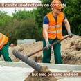 thumbnail image 4 of 1 Pack 60 Inch Concrete Placer with 22 Inch Wide Steel Rake Head and Removable Wood Handle Concrete Rake Spreading Leveling Tool for Building Construction, 4 of 5
