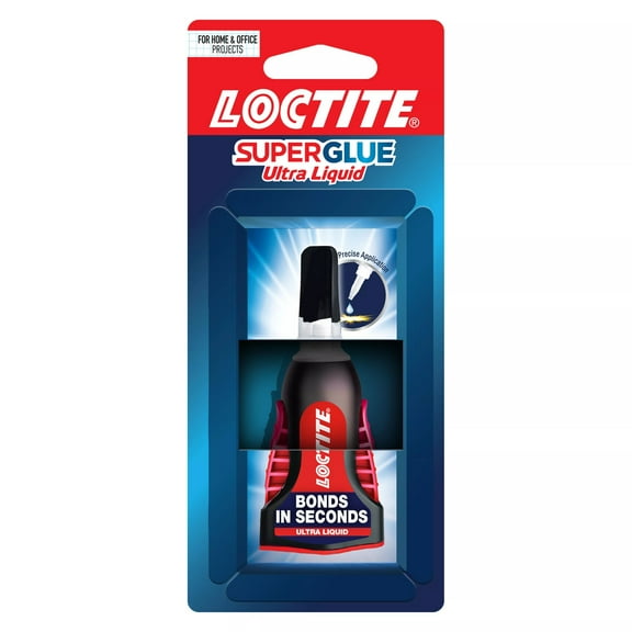 Loctite Super Glue Ultra Liquid Control, Pack of 1, Clear 0.014 oz Bottle