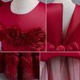 thumbnail image 3 of Vestido infantil Vestido de princesa Estilo pontu largo Vestido de actuación de piano para espectáculo de cumpleaños de niñas, 3 of 5